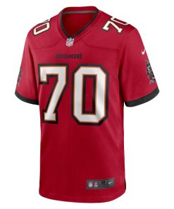 Alternative view of Robert Hainsey Tampa Bay Buccaneers Nike Game Jersey - Red