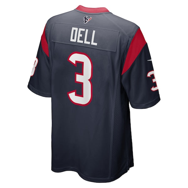 Tank Dell Houston Texans Nike Player Game Jersey - Navy - Image 3
