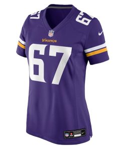 Alternative view of Justin Skule Minnesota Vikings Nike Women's Team Game Jersey -  Purple