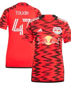 John Tolkin New York Red Bulls adidas Women's 2024 Legacy Replica Player Jersey?¨C Red
