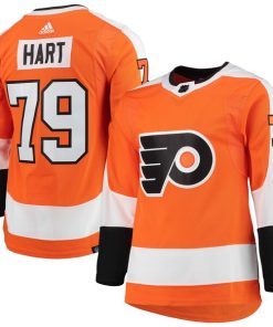Carter Hart Philadelphia Flyers adidas Home Primegreen Authentic Player Jersey - Orange