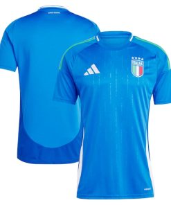 Italy National Team adidas 2024 Home Replica Jersey - Blue