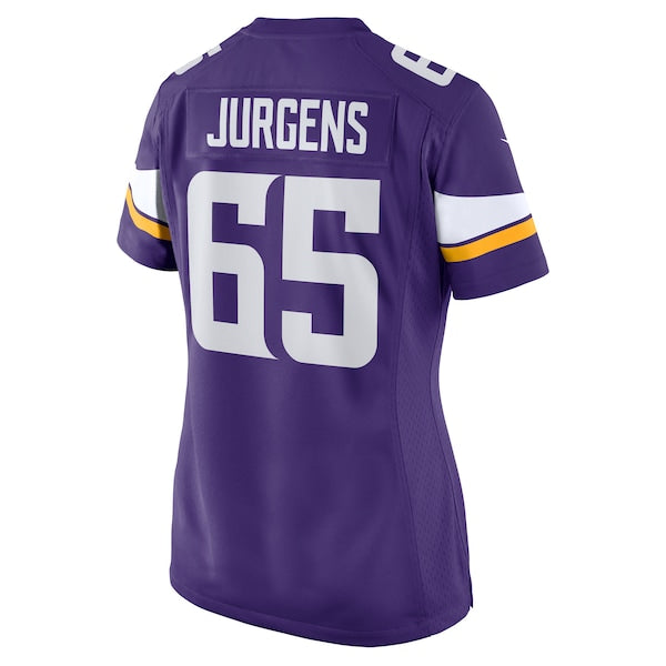 Michael Jurgens Minnesota Vikings Nike Women's Game Jersey - Purple - Image 3
