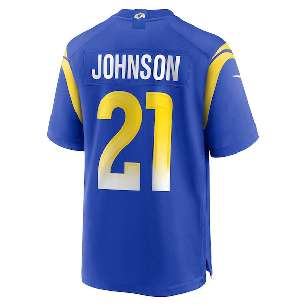 Alex Johnson Los Angeles Rams Nike Team Game Jersey - Royal - Image 3