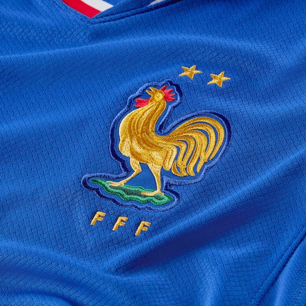 France National Team Nike Youth 2024 Home Replica Blank Jersey - Blue - Image 4
