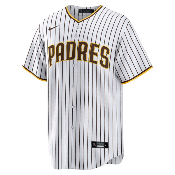 San Diego Padres Nike Home 2025 Jackie Robinson Day Replica Jersey - White - Image 2