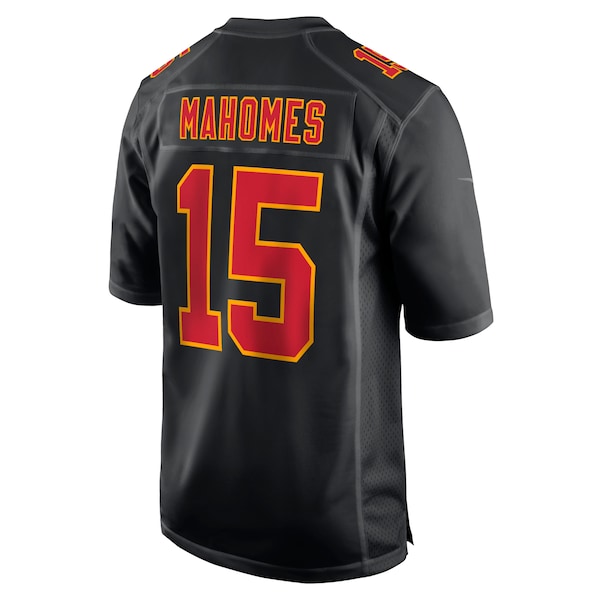Patrick Mahomes Kansas City Chiefs Nike Super Bowl LVIII Carbon Fashion Game Player Jersey - Black - Image 3