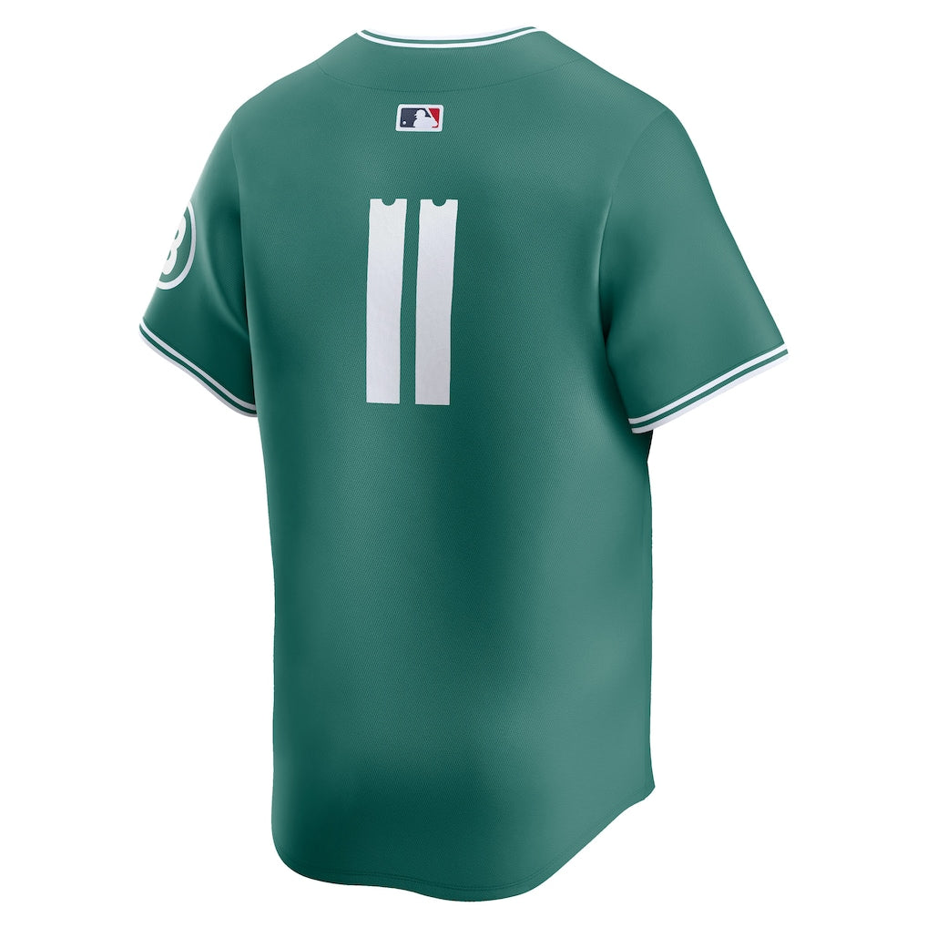 Rafael Devers Boston Red Sox Nike 2025 City Connect Limited Player Jersey - Green - Image 2
