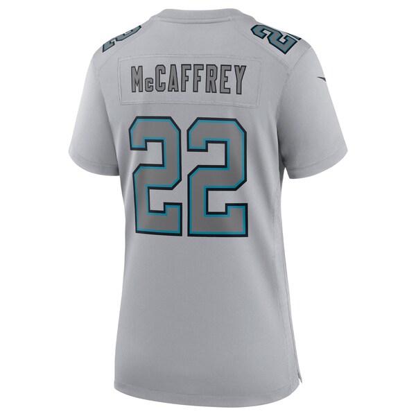 Christian McCaffrey Carolina Panthers Nike Women's Atmosphere Fashion Game Jersey - Gray - Image 3