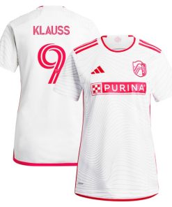 Jo?o Klauss St. Louis City SC adidas Women's 2024 The Confluence Kit Replica Player Jersey - White