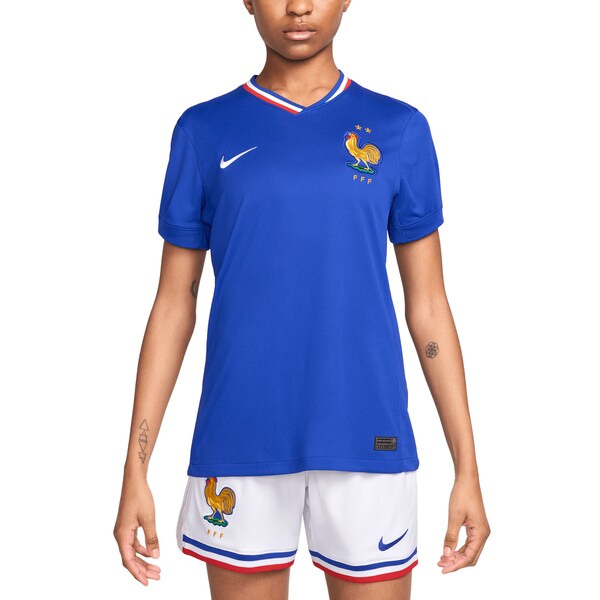 France National Team Nike Women's 2024 Home Replica Blank Jersey - Blue - Image 5