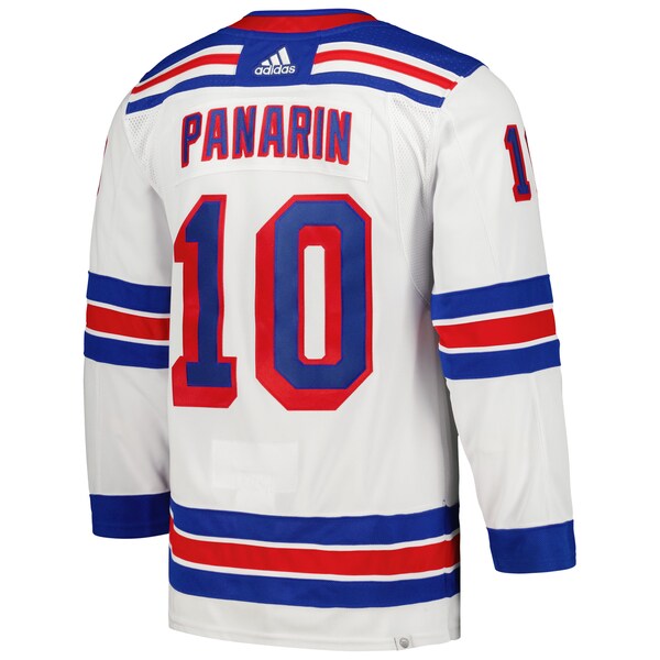 Artemi Panarin New York Rangers adidas Away Primegreen Authentic Player Jersey - White/Blue/Navy - Image 4