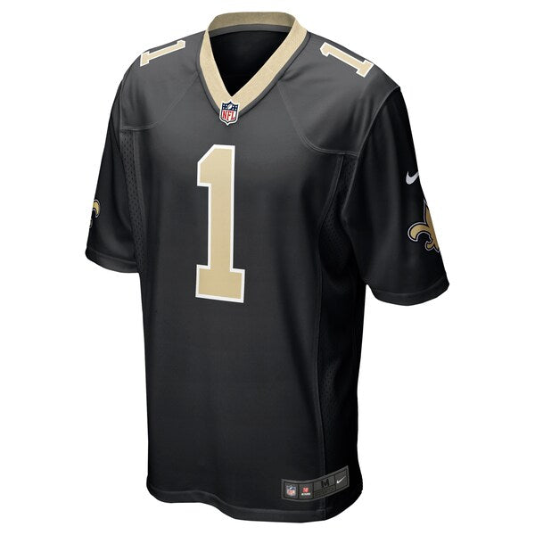 Number 1 Dad New Orleans Saints Nike Game Jersey - Black - Image 2