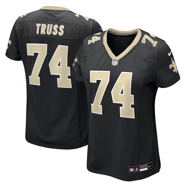 Xavier Truss New Orleans Saints Nike Women's Team Game Jersey - Black