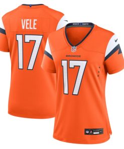 Alternative view of Devaughn Vele Denver Broncos Nike Women's Team Game Jersey -  Orange