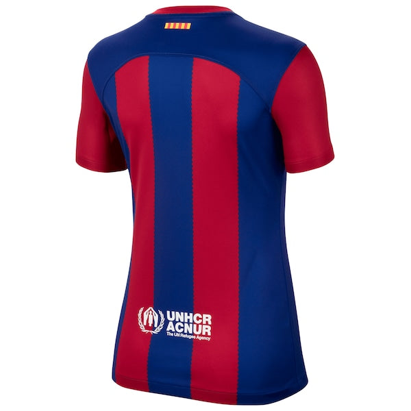 Barcelona Nike Women's 2023/24 Home Stadium Replica Jersey - Royal - Image 3