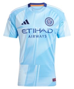 Alternative view of Thiago Martins New York City FC adidas 2025 The Excelsior Kit Replica Player Jersey - Light Blue