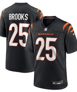 Tahj Brooks Cincinnati Bengals Nike Team Game Jersey -  Black