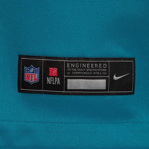 Josh Hines-Allen Jacksonville Jaguars Nike Prowler Throwback Player Game Jersey - Teal - Image 6