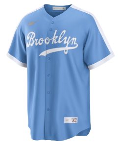 Alternative view of Brooklyn Dodgers Nike Alternate Cooperstown Collection Team Jersey - Light Blue