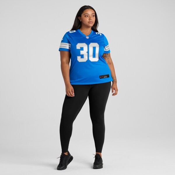 Khalil Dorsey Detroit Lions Nike Women's Team Game Jersey - Blue - Image 7