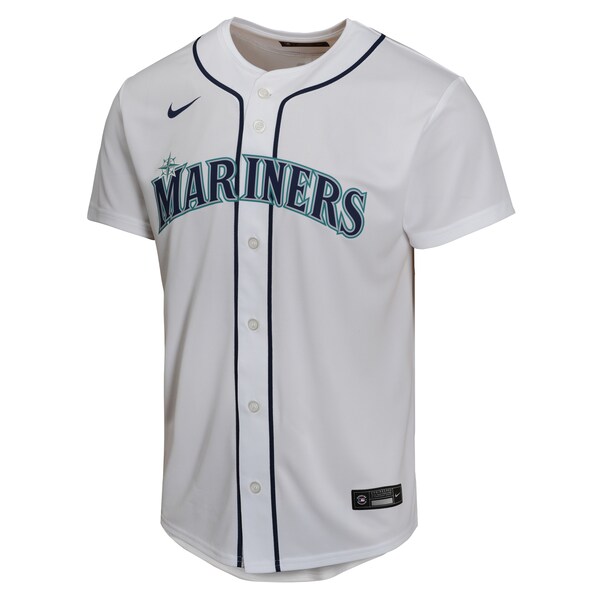 Julio Rodr¨ªguez Seattle Mariners Nike Youth Home Game Player Jersey - White - Image 2