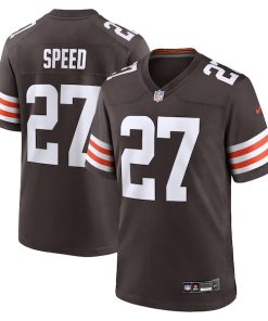 Ameer Speed Cleveland Browns Nike Team Game Jersey - Brown