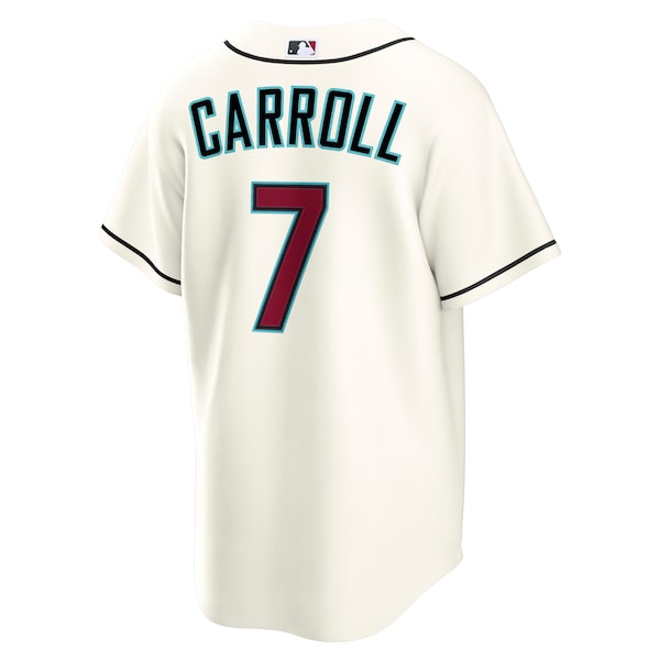 Corbin Carroll Arizona Diamondbacks Nike Home Replica Jersey - Cream/Gray - Image 4