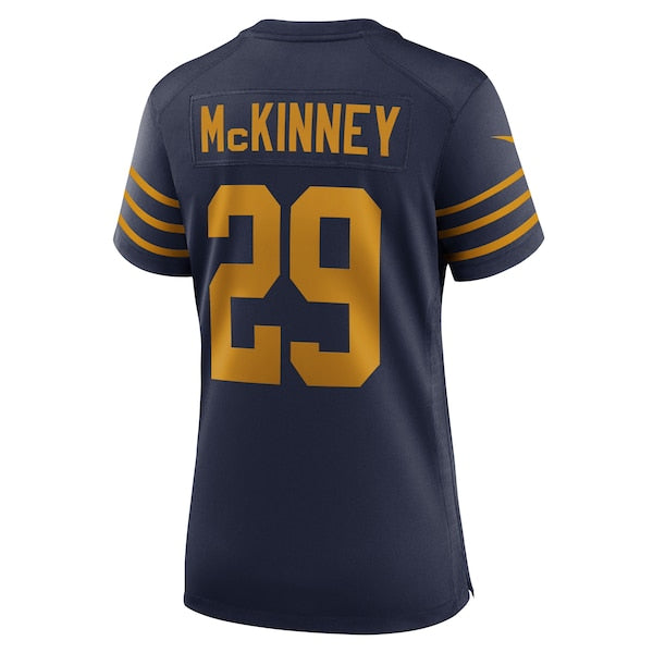 Xavier McKinney Green Bay Packers Nike Women's The 1923 Classic Game Jersey - Navy - Image 3
