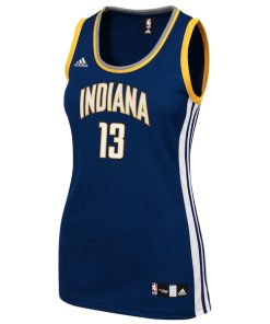 Alternative view of Paul George Indiana Pacers adidas Women's Replica Jersey - Navy