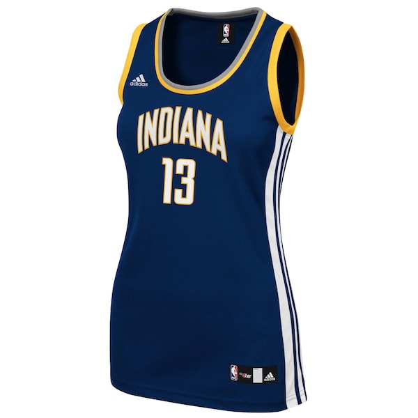 Paul George Indiana Pacers adidas Women's Replica Jersey - Navy - Image 2