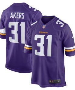 Cam Akers Minnesota Vikings Nike  Game Jersey -  Purple