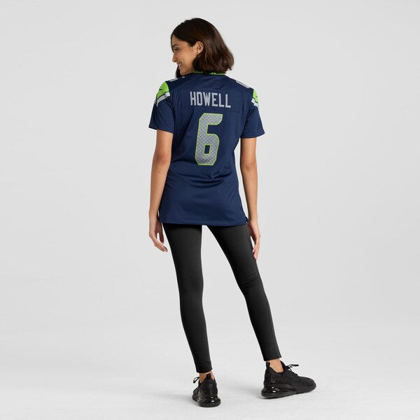 Sam Howell Seattle Seahawks Nike Women's Team Game Jersey - College Navy - Image 5