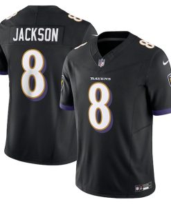 Lamar Jackson Baltimore Ravens Nike Vapor F.U.S.E. Limited Jersey - Black/White