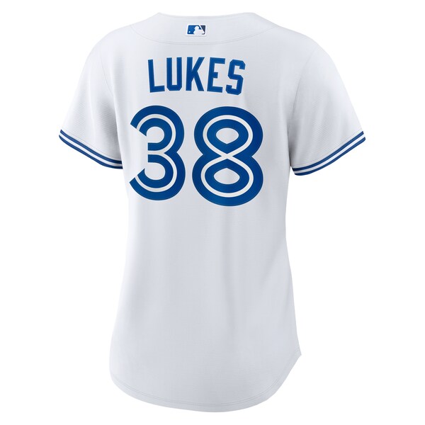 Nathan Lukes Toronto Blue Jays Nike Women's Home Replica Jersey - White - Image 3