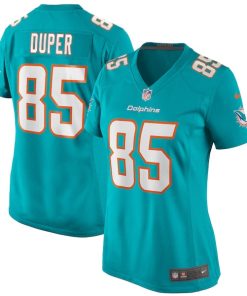 Alternative view of Mark Duper Miami Dolphins Nike Women's Game Retired Player Jersey - Aqua/White