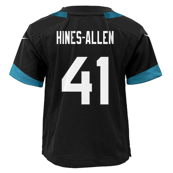 Josh Hines-Allen Jacksonville Jaguars Nike Preschool Alternate Player Game Jersey - Black - Image 3