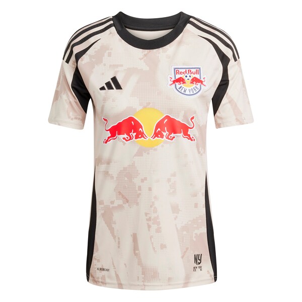 New York Red Bulls adidas Women's 2025 Stone Kit Replica Jersey - Tan - Image 2