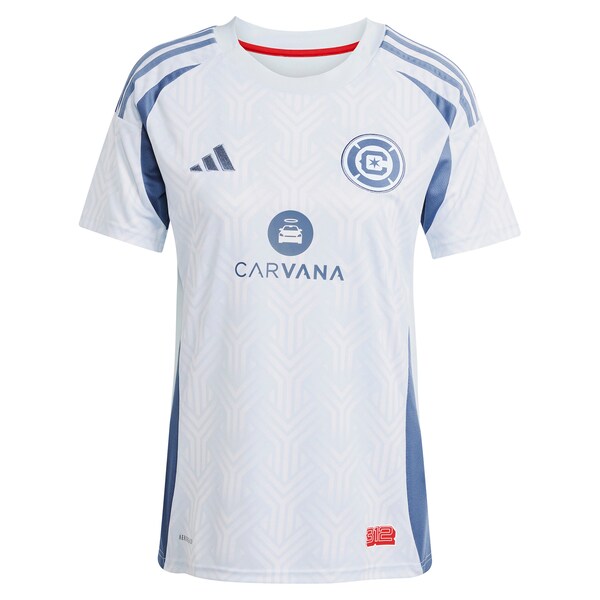 Chicago Fire adidas Women's 2025 The Municipal Kit Replica Custom Jersey - Light Blue - Image 2