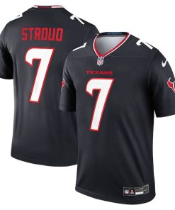 C.J. Stroud Houston Texans Nike Team Legend Player Performance Top - Navy/Red