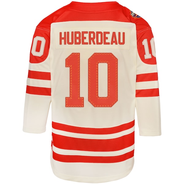Jonathan Huberdeau Calgary Flames Youth 2023 NHL Heritage Classic Premier Player Jersey?ยจC Cream - Image 2