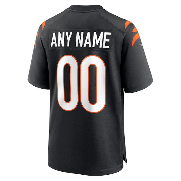 Cincinnati Bengals Nike Game Custom Jersey - Black - Image 3