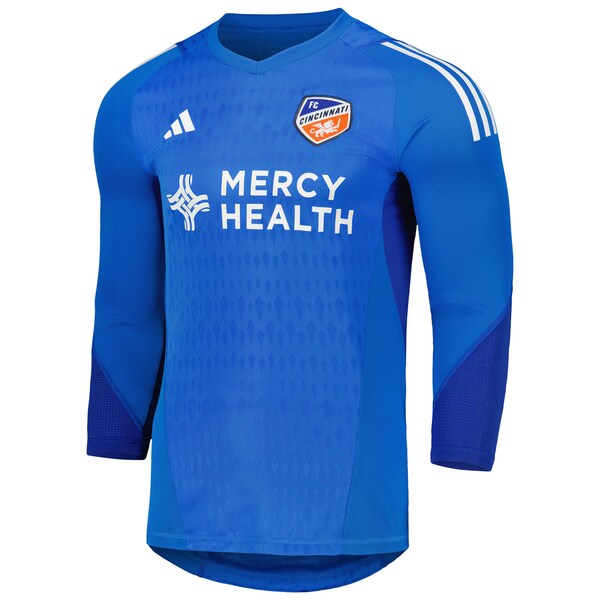 FC Cincinnati adidas 2024 Goalkeeper Long Sleeve Replica Jersey - Blue - Image 2
