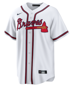 Alternative view of Tom Glavine Atlanta Braves Nike Home Retired Player Replica Jersey - White