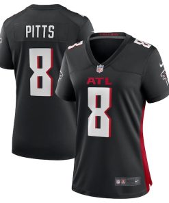 Kyle Pitts Atlanta Falcons Nike Women's 2021 NFL Draft First Round Pick Player Game Jersey - Black/Red