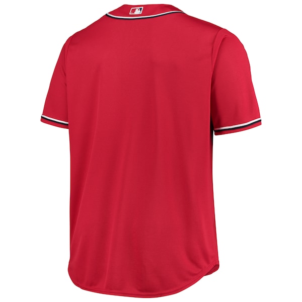 Washington Nationals Big & Tall Alternate Replica Team Jersey - Red - Image 4
