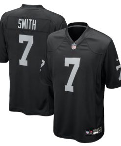 Geno Smith Las Vegas Raiders Nike Game Player Jersey - Black