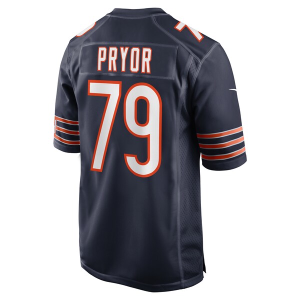 Matt Pryor Chicago Bears Nike Game Jersey - Navy - Image 3