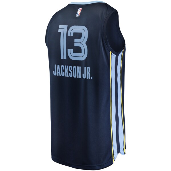 Jaren Jackson Jr. Memphis Grizzlies Replica Fast Break Jersey - Navy - Icon Edition - Image 3