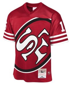 Alternative view of Joe Montana San Francisco 49ers  Youth 1990 Throwback Fashion Jersey - Scarlet